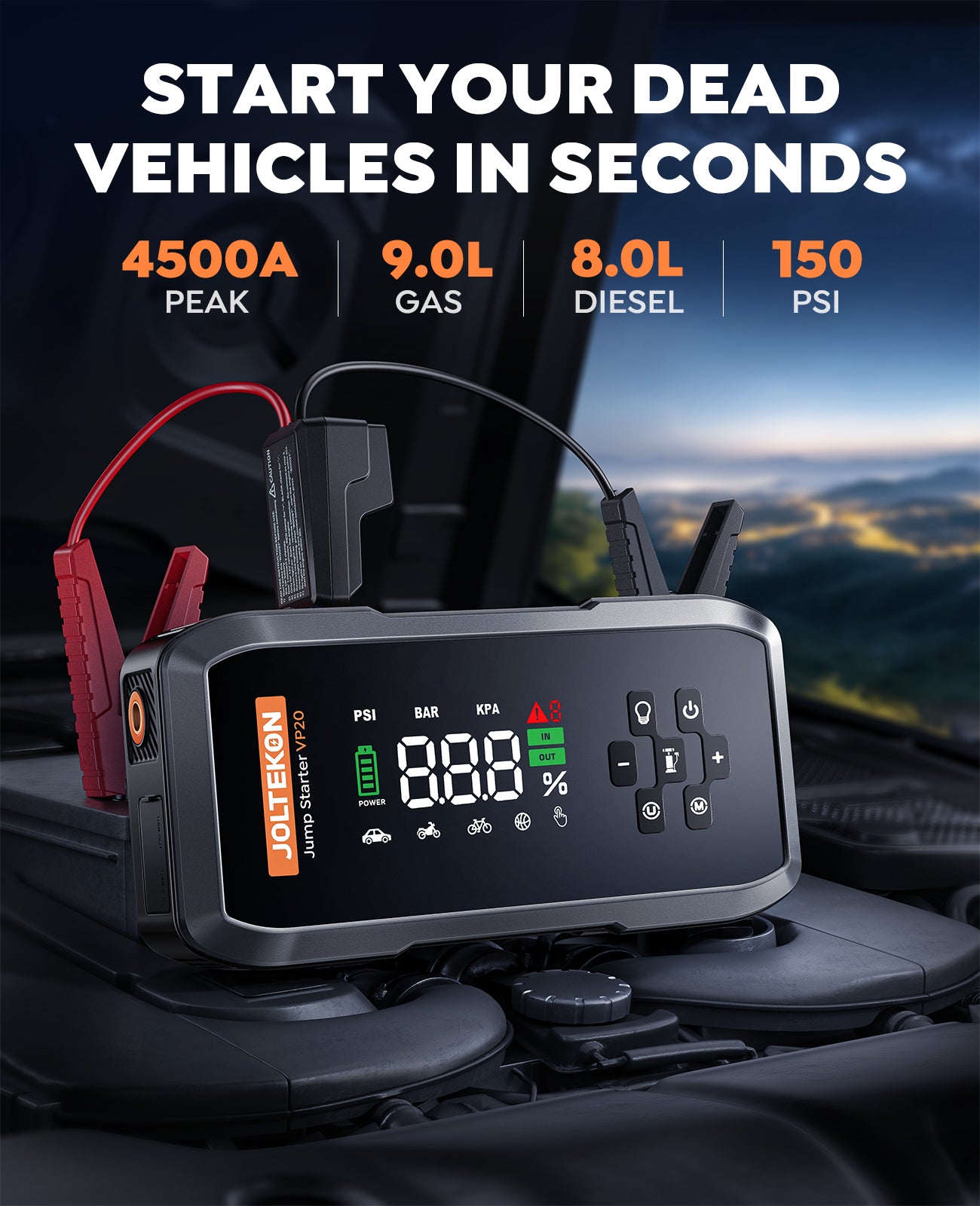 7000A Car Jump Starter With Air Compressors Battery Booster 99800mah Power Bank 7000A Car Jump Starter With Air Compressors Battery Booster 99800mah Power Bank